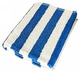 Utopia Towel 30 x 60 Inch Cotton Beach Towel in Cabana Stripe - Blue