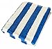 Utopia Towel 30 x 60 Inch Cotton Beach Towel in Cabana Stripe - Blue