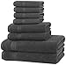 ABT-Hand Towels (Nil-8PC, Grey)