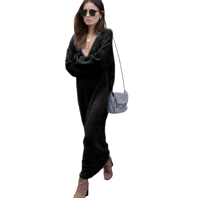 black sweater dress amazon