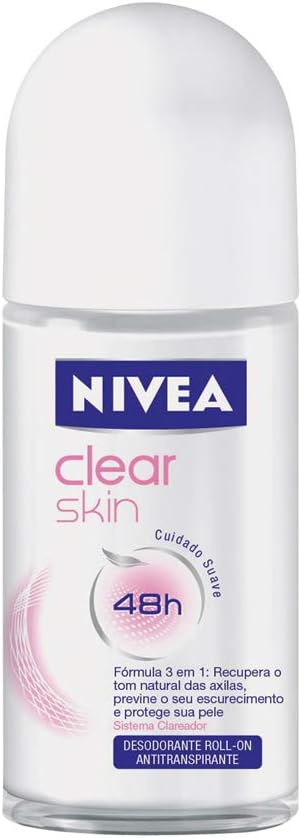 Amazon Nivea ニベア ブラジル ロールオンデオドラント Dermo Clareador Clear Skin クリアスキン 脇の黒ずみ予防 50ml Nivea 二ベア ビューティー 通販