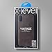 X-level iPhone X case, [Vintage Series] Premium PU Leather Slim Fit Ultra Light Soft Touch Protective Mobile Cell Phone Case Back Cover for Apple iPhone X/iPhone 10 (2017) - Coffee