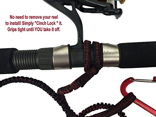 Cinch-Lock-Pro-Paddle-Leash-Rod-Leash-Cinch-Lock-Webbing-locks-on-and-Grips-like-a-Python-and-EXTREME-elongation-as-low-as-775-ea-Serious-Gear-for-the-Serious-Kayaker-Choose-1-2-or-3-pack