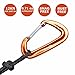 Favofit Ultra Sturdy Carabiner Clips, 4 Pack, 12KN (2697 lbs) Heavy Duty Caribeaners for Camping, Hiking, Outdoor and Gym etc, Small Carabiners for Dog Leash and Harness