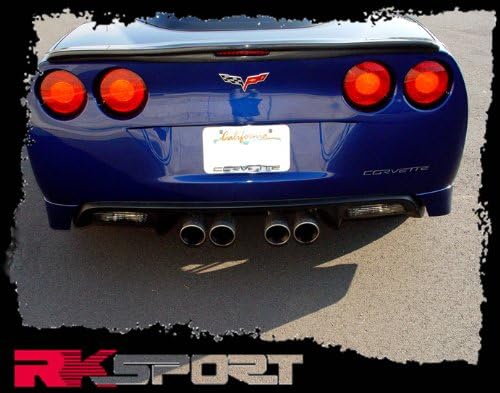 RKSport Chevy 16012007 C6 Rear Canards44; 2005-2013 Chevy Corvette