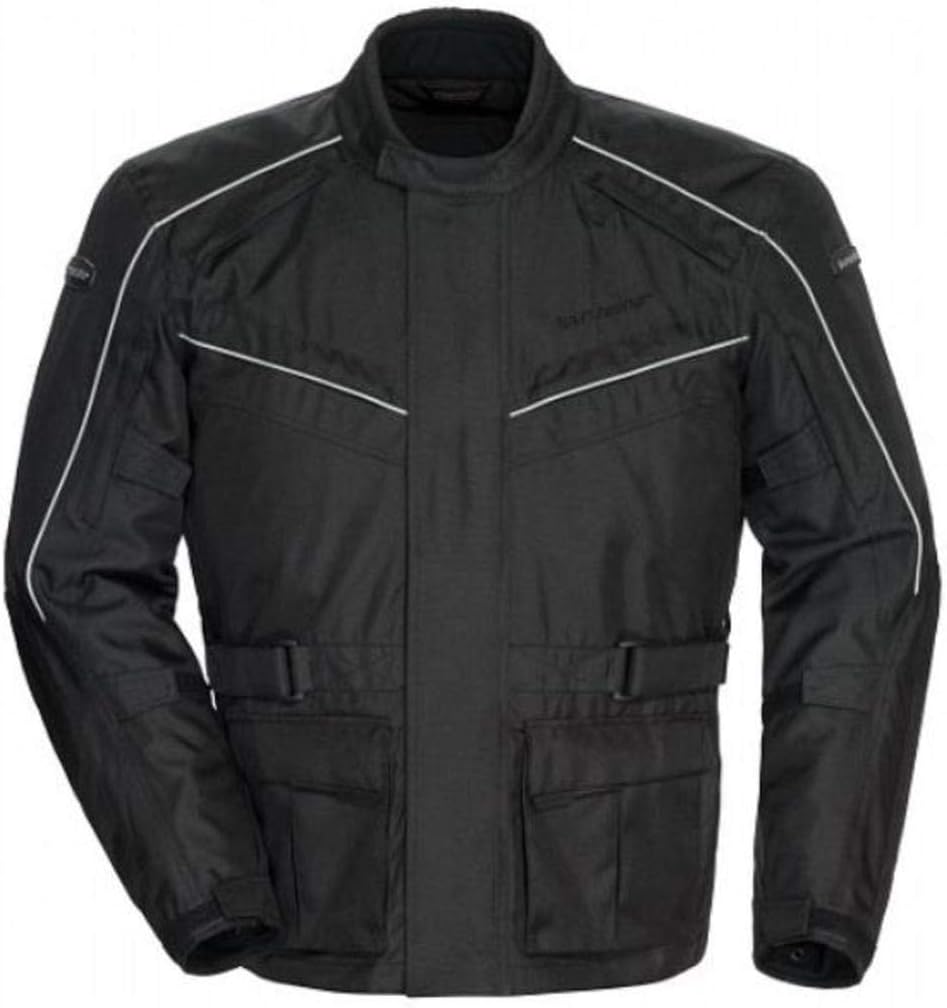 Tourmaster Saber 4.0 3/4 Adult Textile Jacket, Black, Small/SM