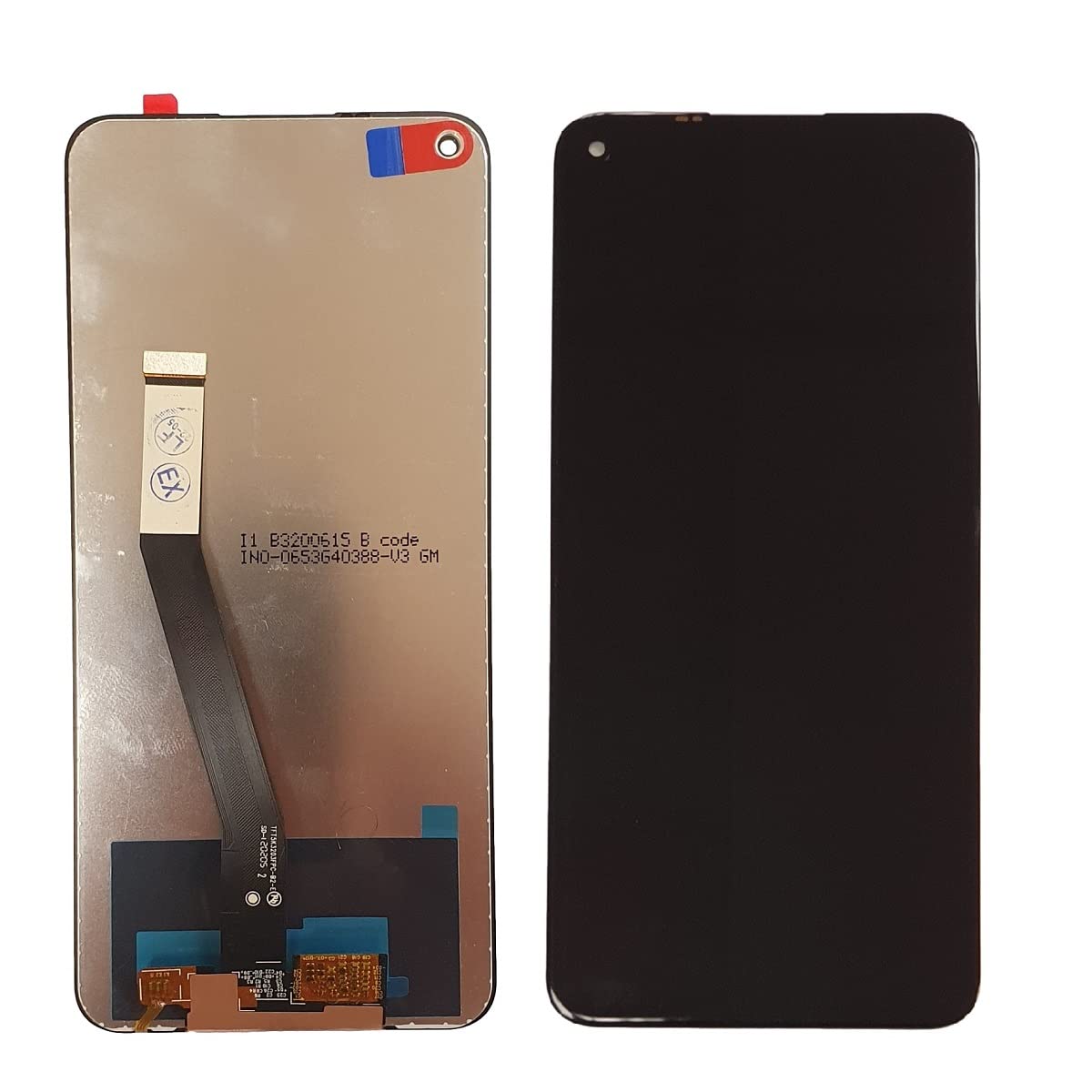 Smartex® LCD Display compatible with Xiaomi Redmi Note 9/Redmi 10X (M2003J15SC - M2003J15SG - M2003J15SS) (Color Black, No frame)