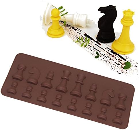 Bakeware &amp; Accessories - Honana Cf-Bw16 Silicone Chess Fondant Cake Mold Chocolate Candy Sugar Mould Bakeware Decorating Tool - Silicone Chess Mold - 1PCs
