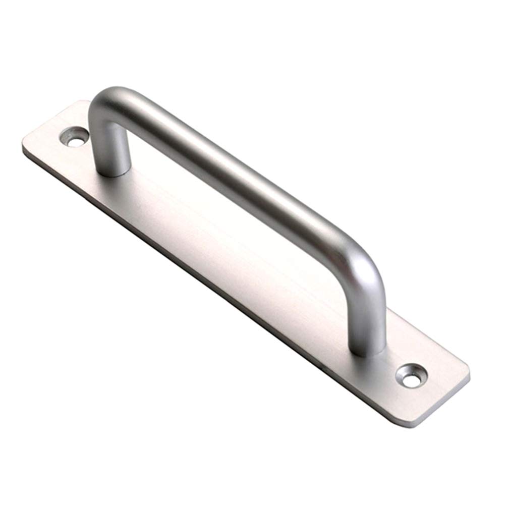 MOVKZACV Aluminium Alloy Door Pull Handle Silver,Internal Door Handle for Office, Barn, Garage, Cabinet, Gate (150mm/6inch)