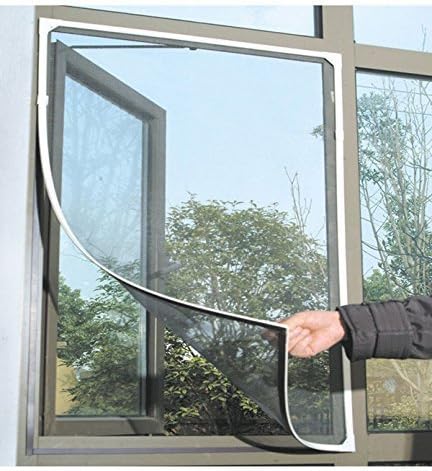 Kittymouse Anti Mosquito Bug Insect Fly Window Screen Mesh Net Curtain Black (2)