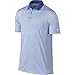 NIKE Men's Dry Victory Stripe Polo, Game Royal/White/White, Large