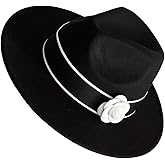 Classic Wide Brim Fedora Hat for Women Floppy Panama Hat for Party Wedding Fascinator Hat with Band Sun Protection 2025