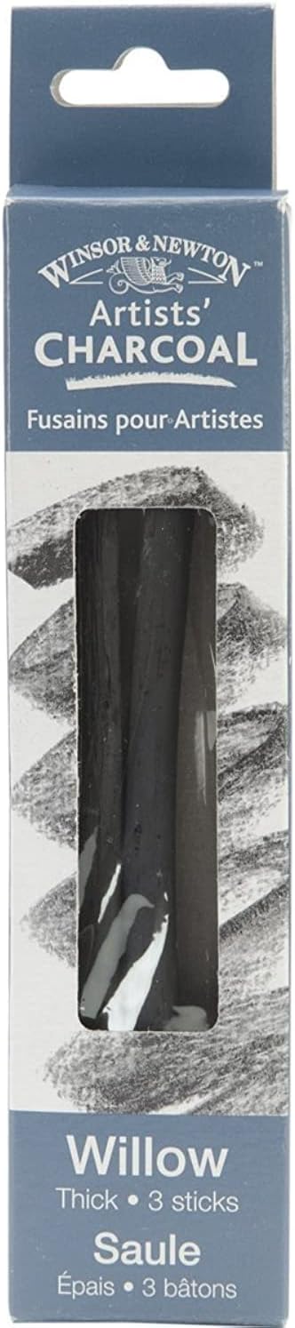 Winsor & Newton Willow Charcoal Thick Pack of 3