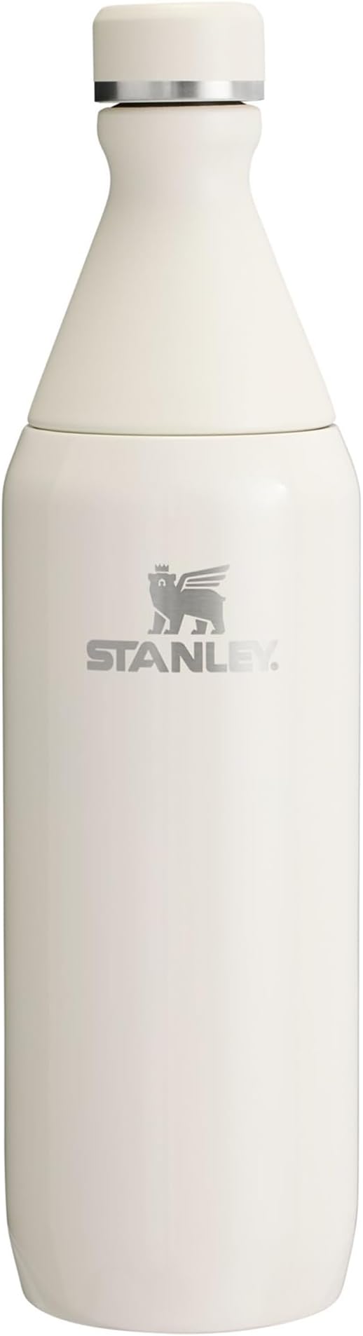 Stanley All Day Slim 0.6L Water Bottle Cream Leakproof Dishwasher Safe
