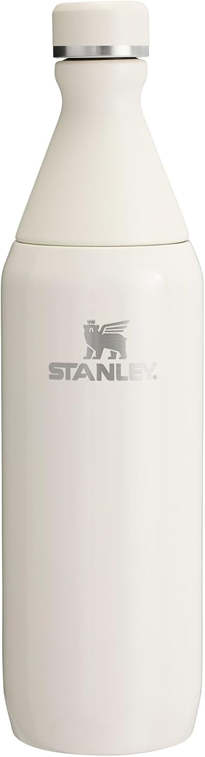 Stanley All Day Slim 0.6L Water Bottle Cream Leakproof Dishwasher Safe