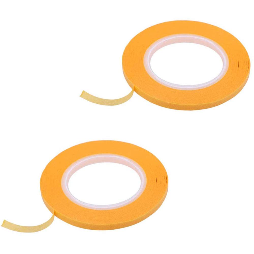 POFET 2pcs Painting Model Masking Tape DIY Spraying Painting Model Craft Tools 4mm