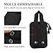 Kosibate Molle Tactical Medical First Aid EDC Pouch Pocket Organizer Bag EMT W/Belt Loop(Black)