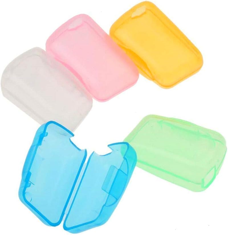NICEMOVIC 5 Portable Toothbrush Head Covers Travel Protective Cases