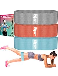Magnetic Think Booty Bands Workout Resistance Hip Bands   Fabric Resistance Bands for Legs and Butt, Non Slip Hip Bands for Legs, Butt, Booty Building, Squats