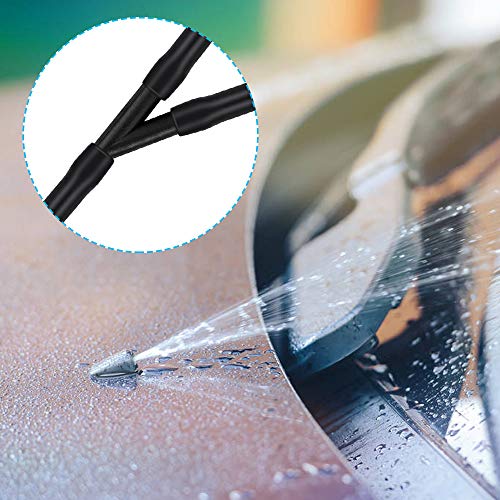 SelfTek 2Set Car Windshield Washer Hose Kit with 8Pcs Hose Connectors 2Meters Washer Fluid Hose with 3Pcs Extra Free Hose Connectors to Connect Car Water Pump and Nozzles - Thumbnail 6