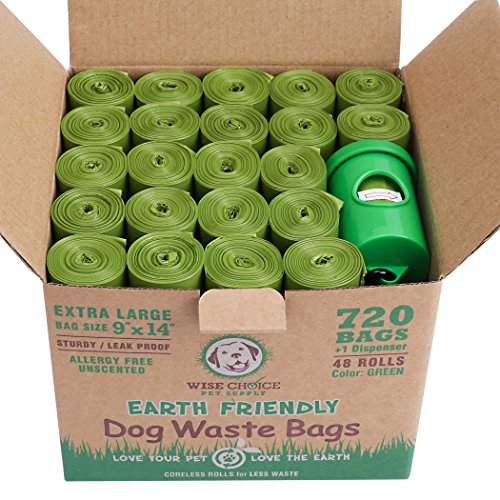 Poop Bags Bags, Extra Large Pet Dog Waste 720 Bags For And Cat Litter