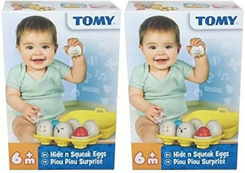 Tomy Hide N Squeak Eggs - 2 Sets