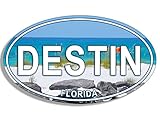 OVAL Destin Sticker (florida fl coast fishing)