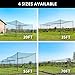 Fortress Ultimate Baseball Batting Cage [20', 35', 55', 70'] | #42 Grade Net with Steel Poles