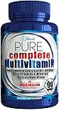 Daily Multivitamin + Antioxidant For Men & Women All Natural Vitamins A, B Complex, C, Vitamin D3 2000 IU, E, Biotin Best Complete Multivitamins & Minerals Supplements (Full 3 Month Supply)