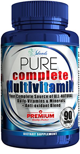 Daily Multivitamin + Antioxidant For Men & Women All Natural Vitamins A, B Complex, C, Vitamin D3 2000 IU, E, Biotin Best Complete Multivitamins & Minerals Supplements (Full 3 Month Supply) Daily Multivitamin + Antioxidant For Men & Women All Natural Vitamins A, B Complex, C, Vitamin D3 2000 IU, E, Biotin Best Complete Multivitamins & Minerals Supplements (Full 3 Month Supply)