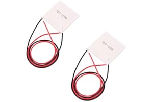 HiLetgo 2pcs TEC1-12706 Semiconductor Refrigeration Tablets TEC1-12706 12V 6A Heatsink Thermoelectric Cooler Cooling Peltier 
