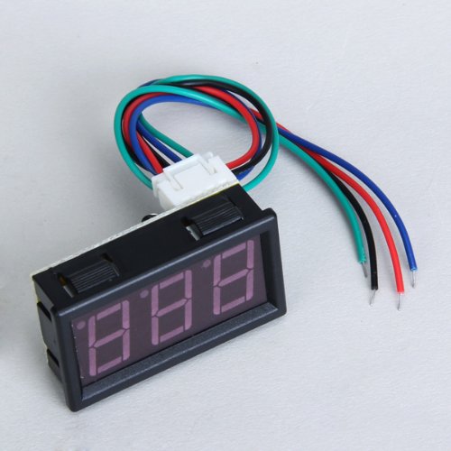 Hittime Mini DC 0V To 99.9V Red LED Digital Panel Volt Voltage Meter Voltmeter