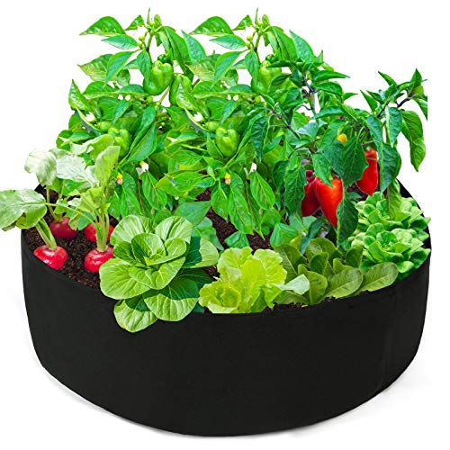 Extra Large Fabric Raised Planting Bed, Round Raised Planter Grow Bag