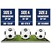 Franklin Sports Soccer Balls - Competition 100 Youth + Adult Soccer Balls - Size 3, Size 4 + Size 5 Traditional Soccer Balls - Single + 12 Ball Bulk Packs - Black + White