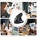 Ergonomic Mouse,Vertical Wireless Mouse, Rechargeable 2.4G High Precision Optical Vertical Mouse, 3 Adjustable DPI Levels, 6 Buttons Laptop,PC,Computer,Desktop,Notebook 【Large Hands】- Black