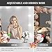 Nicewell Vanity Mirror Lights Dimmable 10 LED Bulbs Makeup Kit USB Power Supply Plug DIY Hollywood Style Adjustable Touch Sensor for Dressing Table Bathroom Wall Mirror Lighting (Mirror not Included)
