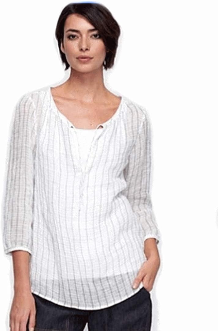 eileen fisher gauze top