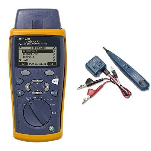 Fluke Networks CIQ100 Network Cable Tester and 26000900 Pro3000 Tone