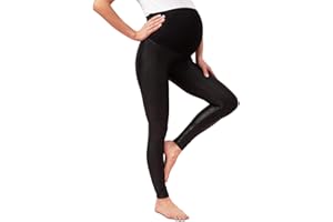 Tagoo Maternity Faux Leather Leggings for Women Pregnancy Pleather Pants Trendy Maternity Clothes for Pregnant Women