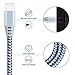 E-POWIND 3PACK [6]ft Lightning Cable with Ultra-compact Connector Charging Cable Cord For iPhone7/7plus/6/6plus/6s/6splus,iPhone 5/SE, iPad, iPod on Latest IOS10.Latest Version(GRAY BLUE)