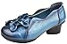 Cunzhai Women's Genuine Leather Slip on Round Toe Low Chunky Heel Pumps