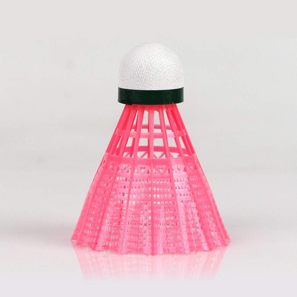 BESPORTBLE 6pcs Nylon Badminton Shuttlecocks Badminton Birdies Balls for Kids Adult Indoor Outdoor Sports Activities Pink : Sports & Outdoors