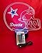 Dallas Cowboys NFL Light Up Lamp LED Personalized Free Football Light Up Light Lamp LED Table Lamp, Our Newest Feature - It's Wow, with Remote, 16 Color Options, Dimmer, Free Engraved, Great Gift