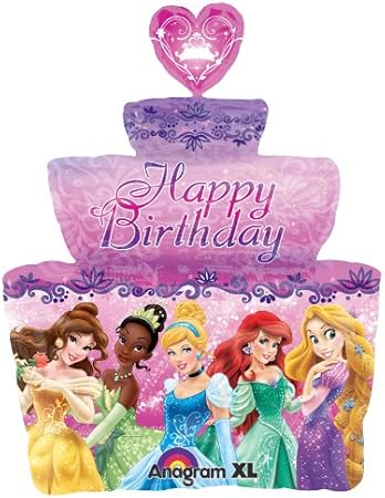 Amazon ディズニープリンセスバースデーケーキ ヘリウム入 風船 風船 バルーン おもちゃ