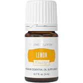 Young Living Vitality Lemon Essential Oil 5ml | Zesty &amp; Refreshing Citrus Flavor for Culinary Delights | Enhance Dishes &amp; Beverages with Bright, Invigorating Flavor