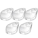 cciyu Cab Marker Light 5x Clear Top Clearance Roof Running Covers/Lens Replacement Cab Marker Assembly Replacement fit for 1999-2016 Ford F250 F350 F450