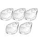 CCIYU 5 Roof Running Light Cab Marker Cover Top Lamp Lens For 1999-2015 Ford F250 F350 F450(Clear)