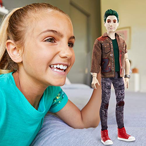 Disney’s Zombies 2, Zed Necrodopolis Zombie Doll (12inch) wearing