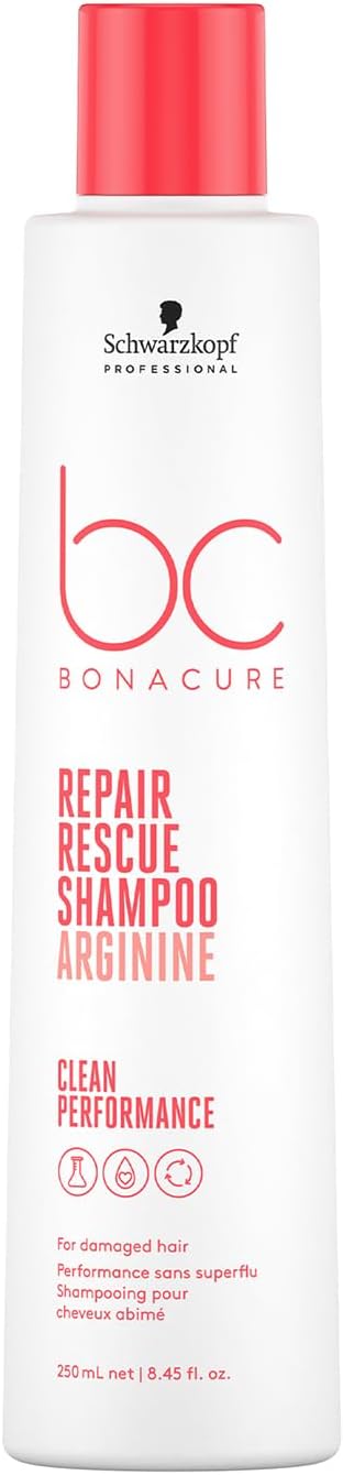 Schwarzkopf Bonacure Repair Rescue Shampoo 250 ml Vegan Care Complex Arginine