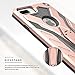 ZIZO Static Series Compatible with iPhone 8 Plus Case Military Grade Drop Tested with Kickstand iPhone 7 Plus iPhone 6s Plus Case Rose Gold Black